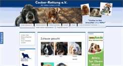 Desktop Screenshot of cockerrettung.de